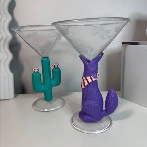 Vintage 1992 Margarita TGI Friday's Glasses / collectible, set of 2